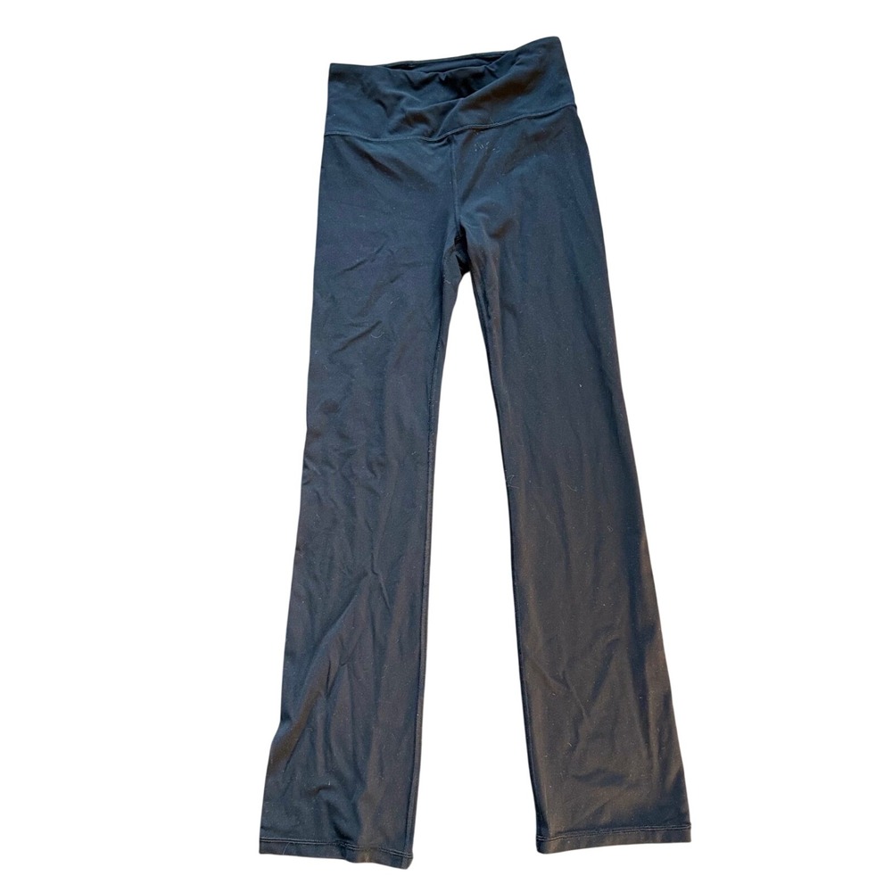 Athleta Elation Straight Leg Pant Women Size SP Black Excellent Yoga High Waist